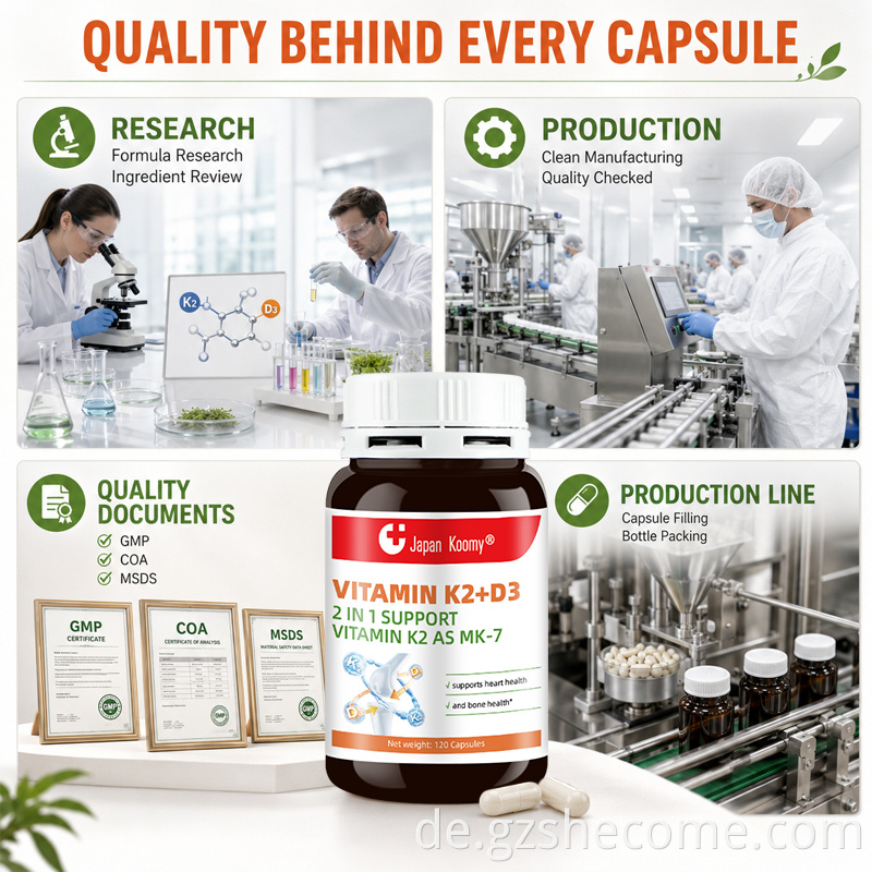 Vitamin K2 D3 Mk7 Capsules8